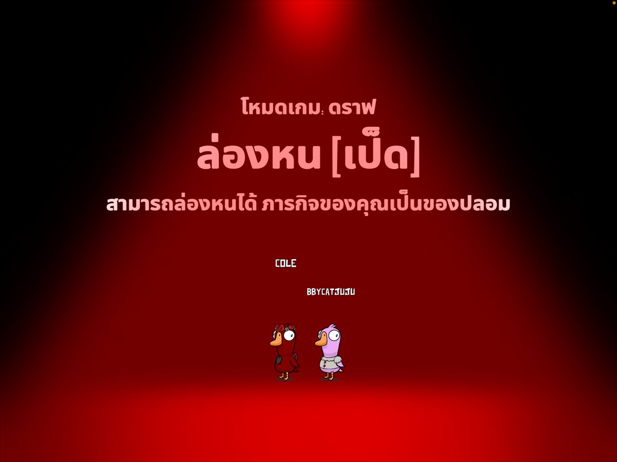 * รวมมิตรเป็ดวันนี้ *