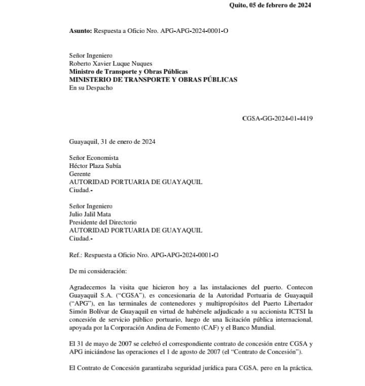 Desarrollo Portuario Ecuador tweet media