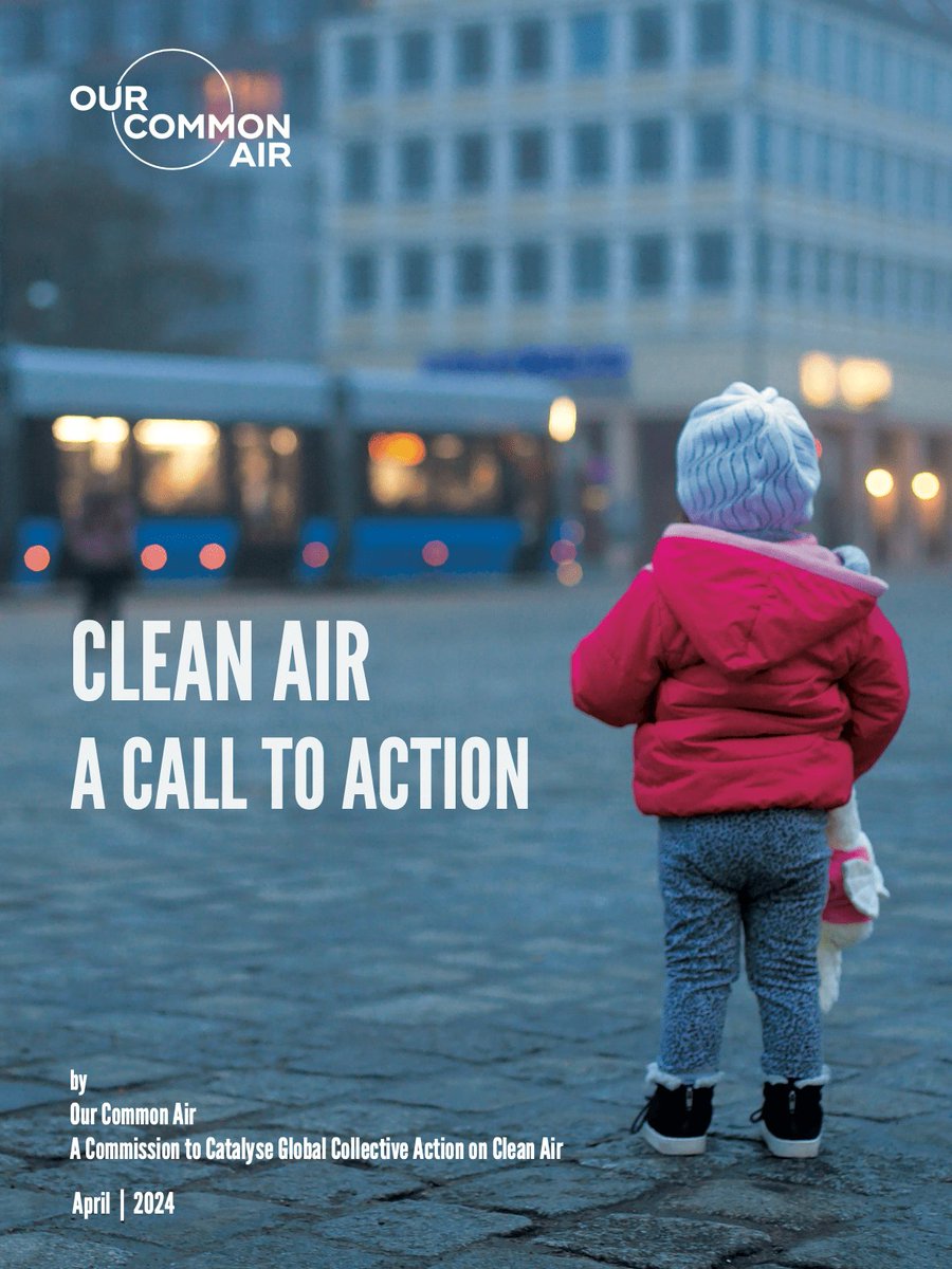 🌍✨Excited to share this Call to Action for #CleanAir! Key recommendations include valuing clean air as an asset, financing the transition, setting WHO-aligned targets, working together for solutions, and urgent action on short-lived climate pollutants.