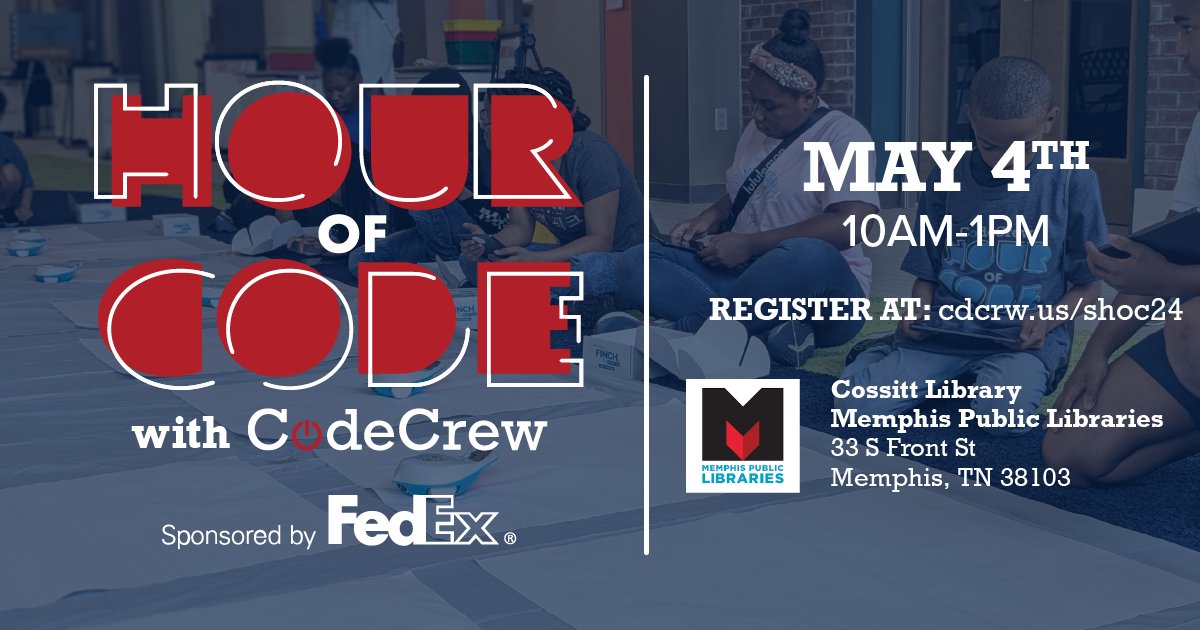 Gear up for an electrifying journey into the world of #computerscience with #HourofCode!💻 Dive into intriguing hands-on coding activities including robotics and physical computing! Don't miss out this year! 🚀 Learn more: cdcrw.us/shoc24