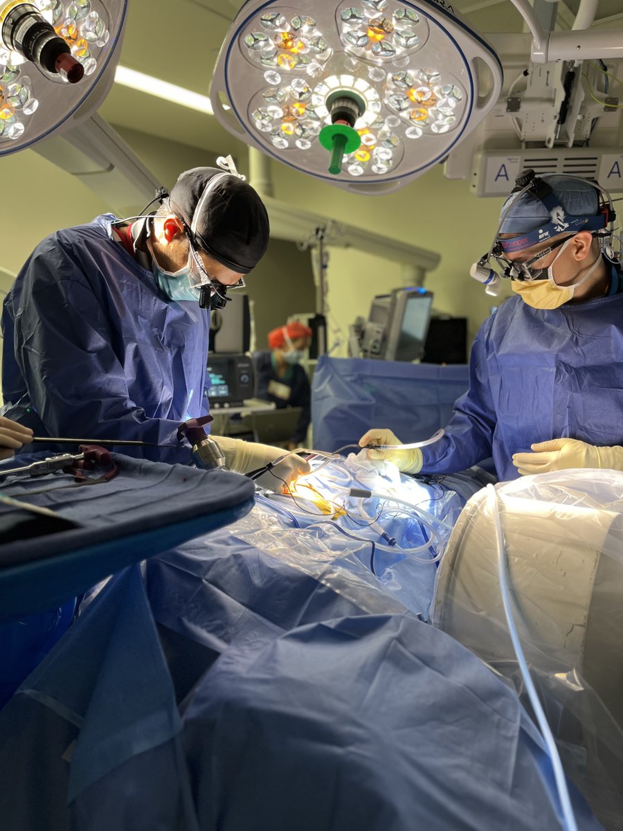 Dr. Islam Fayed, Director, Stereotactic and Functional Neurosurgery also trained in Minimally Invasive Spine Surgery, takes on a Lumbar XLIF.  From Trauma to Degen, we get invaluable, comprehensive experience in all facets of Spine - ready to tackle anything! <a href="/islamfayed/">Islam Fayed, MD,MS</a>