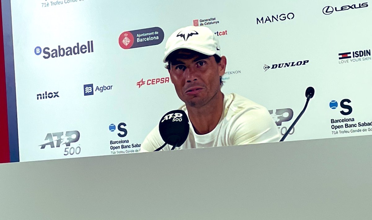 🇪🇸 NADAL, tras superar el debut en el #Godo2024

🗣️ “Salgo del partido con una ligera confianza de que puedo ser competitivo, aunque mi rival ha cometido muchos errores. He dado un nivel lógico, no me ha sorprendido. Mañana me espera un jugador top, necesitaré más”