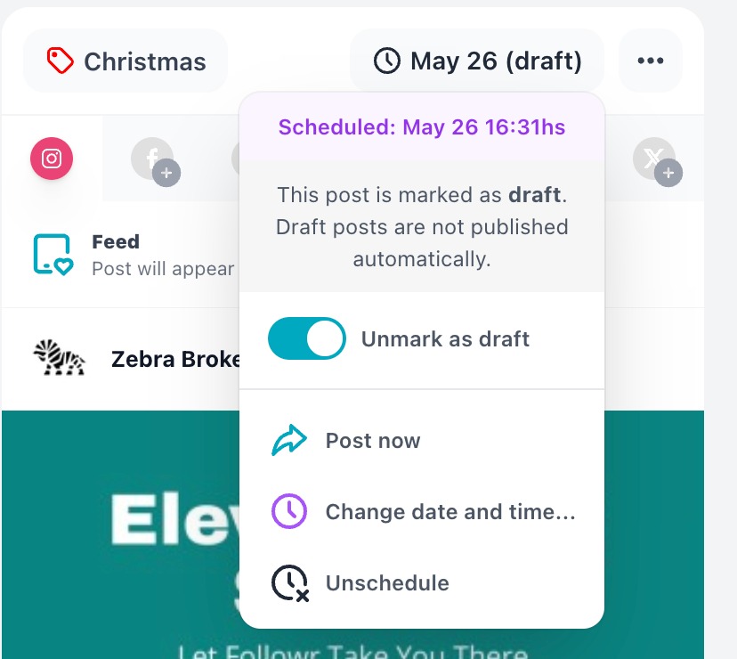 Following community demand, we've added the Draft toggle feature to enhance your social media management experience. Now, easily view and filter drafts on the calendar and post dashboard. 📅✨ #Followr #SocialMediaManagement #NewFeature