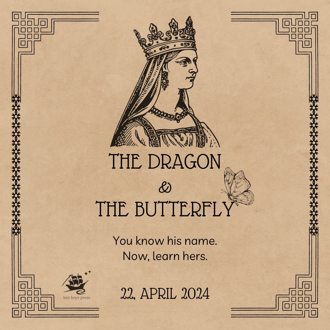 Less than a week until Abby Simpson’s debut novel, The Dragon and the Butterfly, is in your hands! Preorders are open at the link below: lostboyspress.com/shop-bookstore…