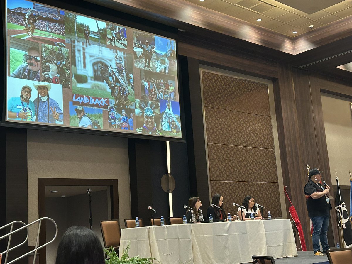 First session of the National Tribal Leaders Climate Summit: empowering young tribal leaders in #climate action. Take a look at these young Native people - they are the future! What an inspiration. @NOAADrought