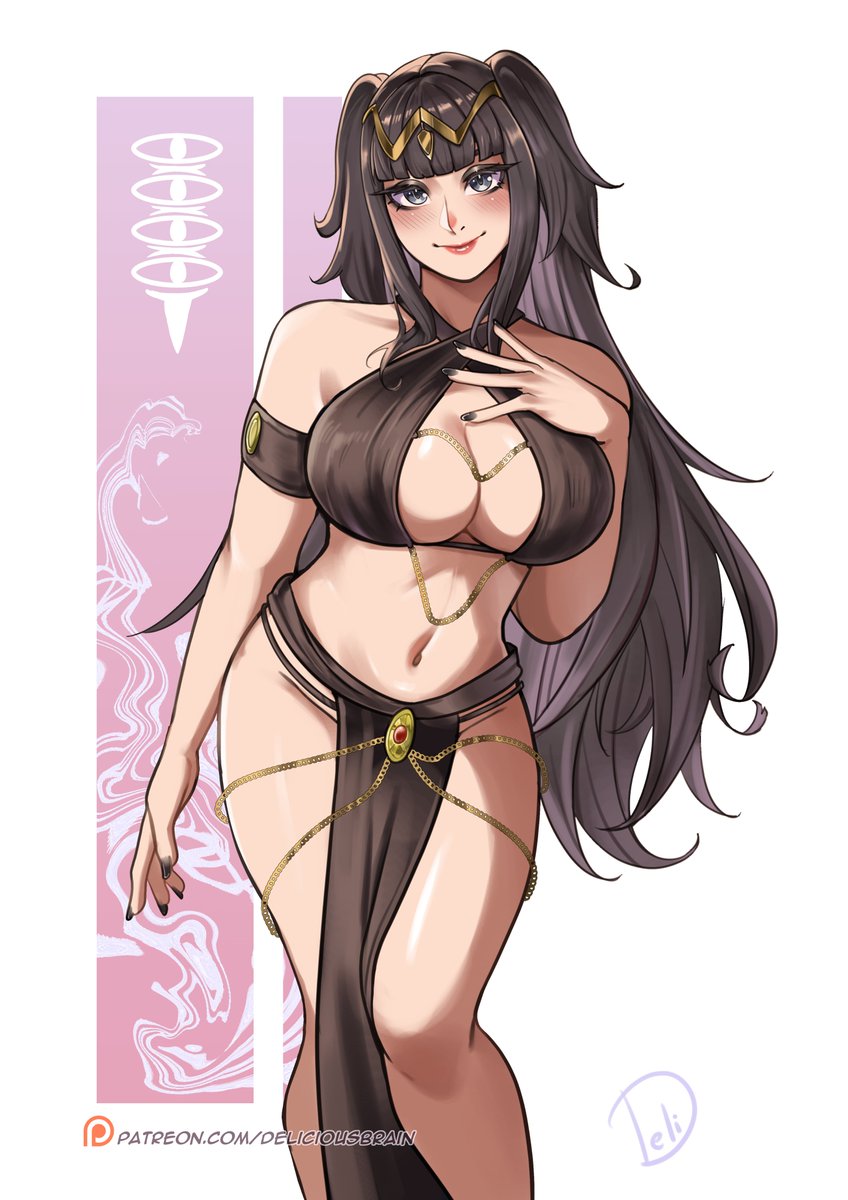 Delicious_brain's tweet photo. Tharja in the chained outfit 
#FireEmblem https://t.co/9t15tIYeER