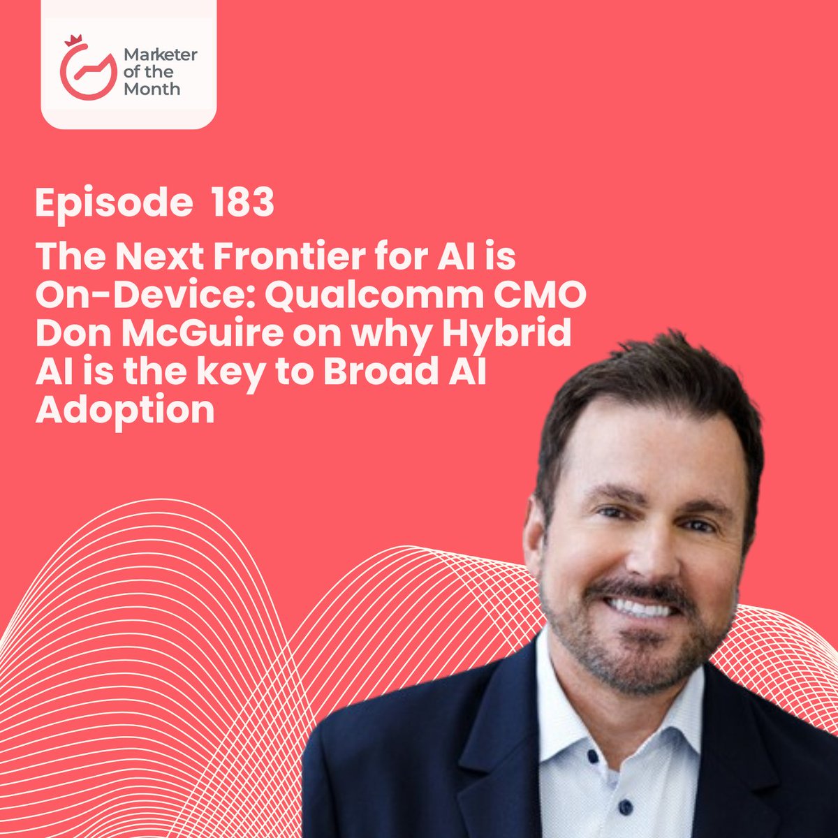 Our host, Saksham Sharda spoke to @donnymac, CMO of @Qualcomm, for the latest MOM Podcast episode! Watch the full episode here 👉 bit.ly/49Eoc1y #outgrow #marketingpodcast #podcast #marketing #ai #artificalintelligence #augmentation #5gtechnologies