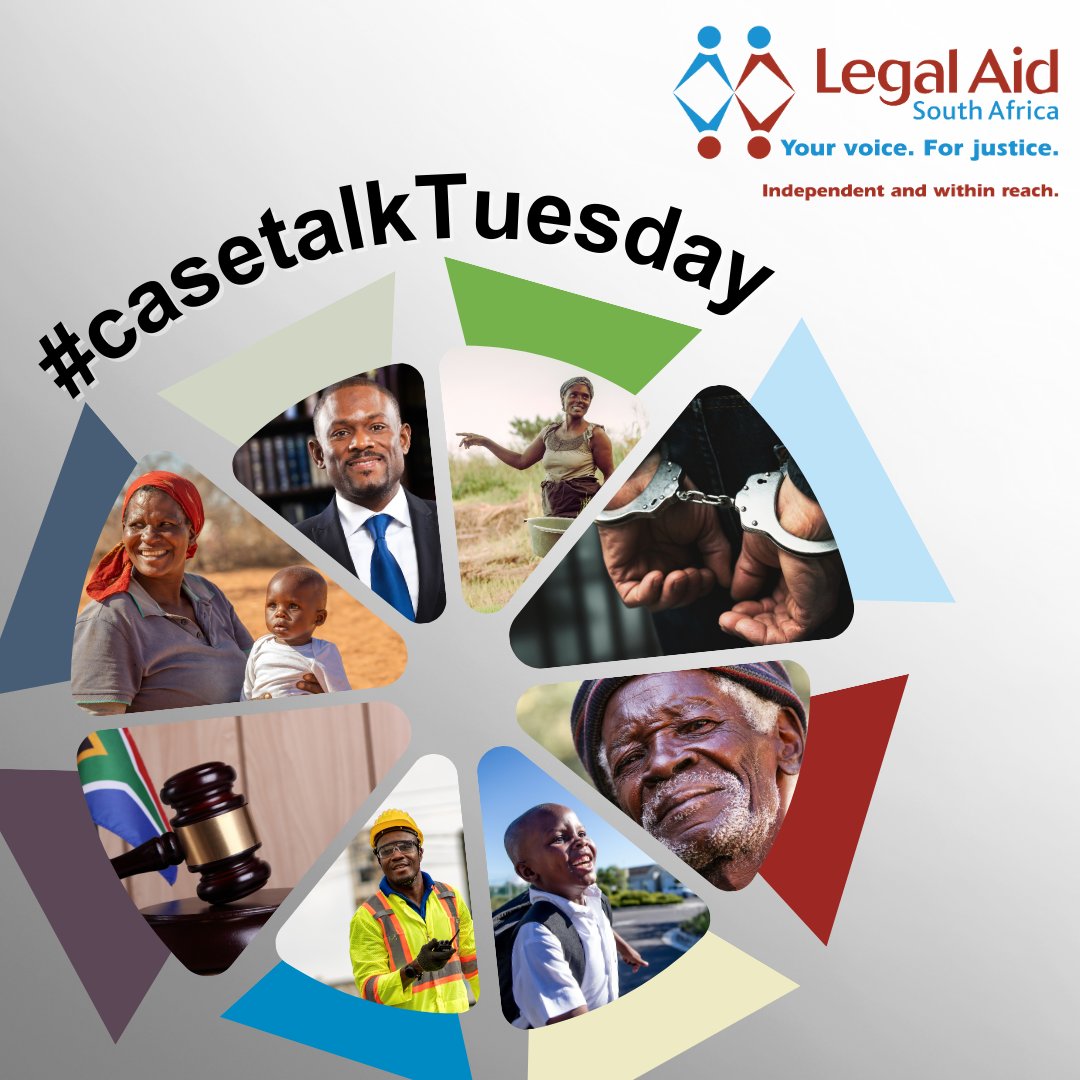 It's #casetalkTuesday! Today we applaud the Legal Aid SA Middelburg Local Office, and a matter handled by Supervisory Legal Practitioner in the Land Rights Management Unit, Kagiso Makobe. BACKGROUND - The matter was brought to court against our client by the farm owner in terms