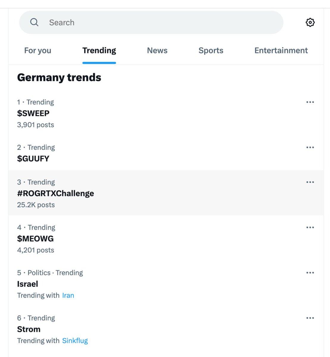 GuufyMeme's tweet photo. 🚀TRENDING- CHANGING THE WORLD WITH $GUUFY🚀

If you were looking for a signal to take advantage of an opportunity, here is your sign

$GUUFY trending in the UK, Brazil and Germany!

This your time to BUY💰

#GUUFY FOR PRESIDENT https://t.co/45DoDyQON6
