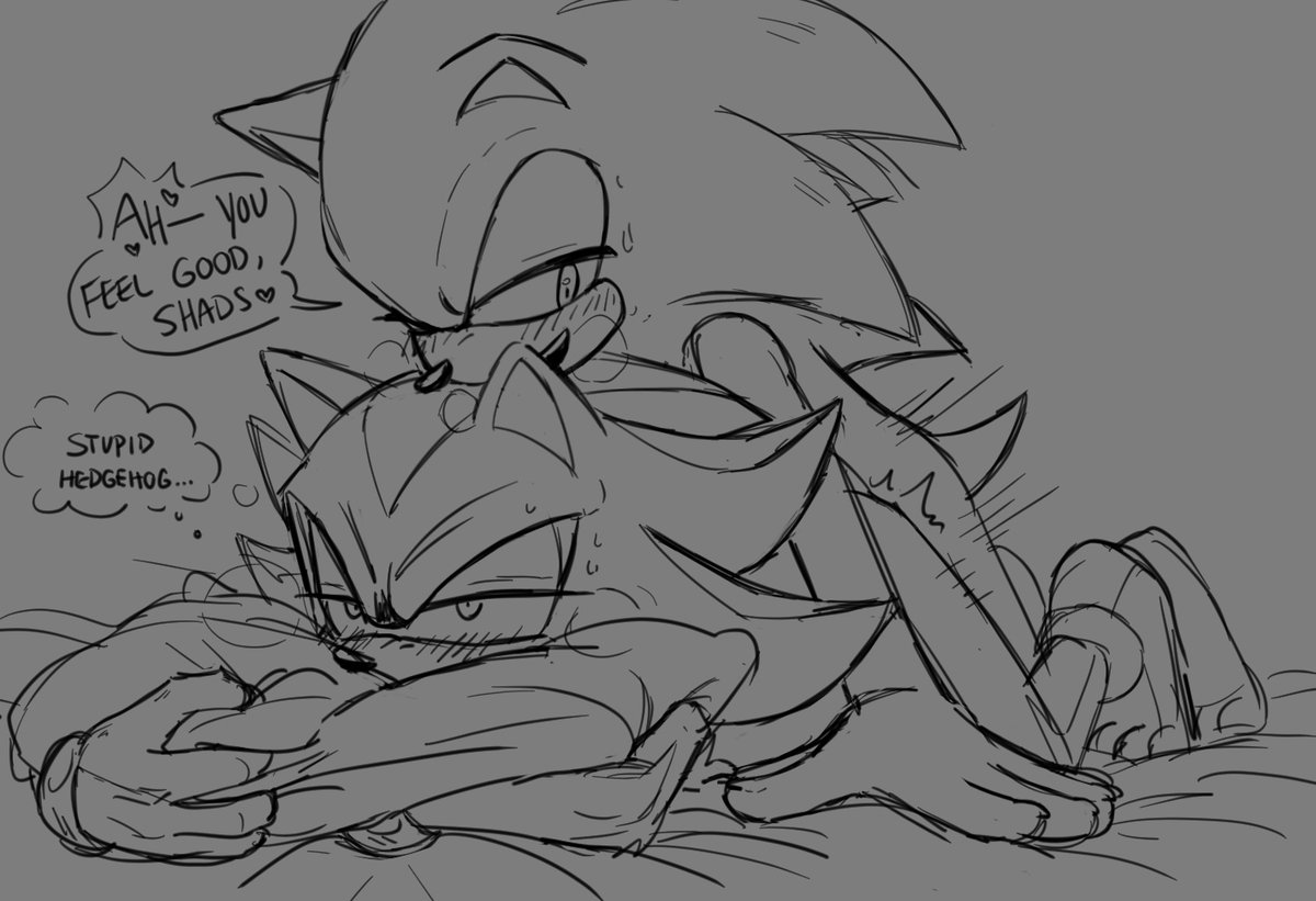 emthimofnsfw's tweet photo. in which Sonic wakes up with immediate energy and Shadow just lets him do what he wants #sonadow #shadonic #sonicthehedgehog #shadowthehedgehog #nsfw https://t.co/3s7DVsbwaS