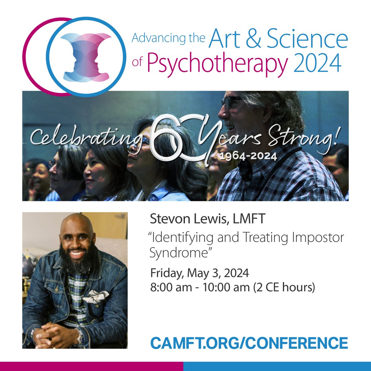 Struggling to break through roadblocks to healthy living with your clients? Join us at the #CAMFTAnnualConference for cutting-edge workshops designed to help therapists navigate common obstacles. ✨ 

camft.org/Education/Even…

#TherapistLife #RoadToRecovery #WorkshopHighlight