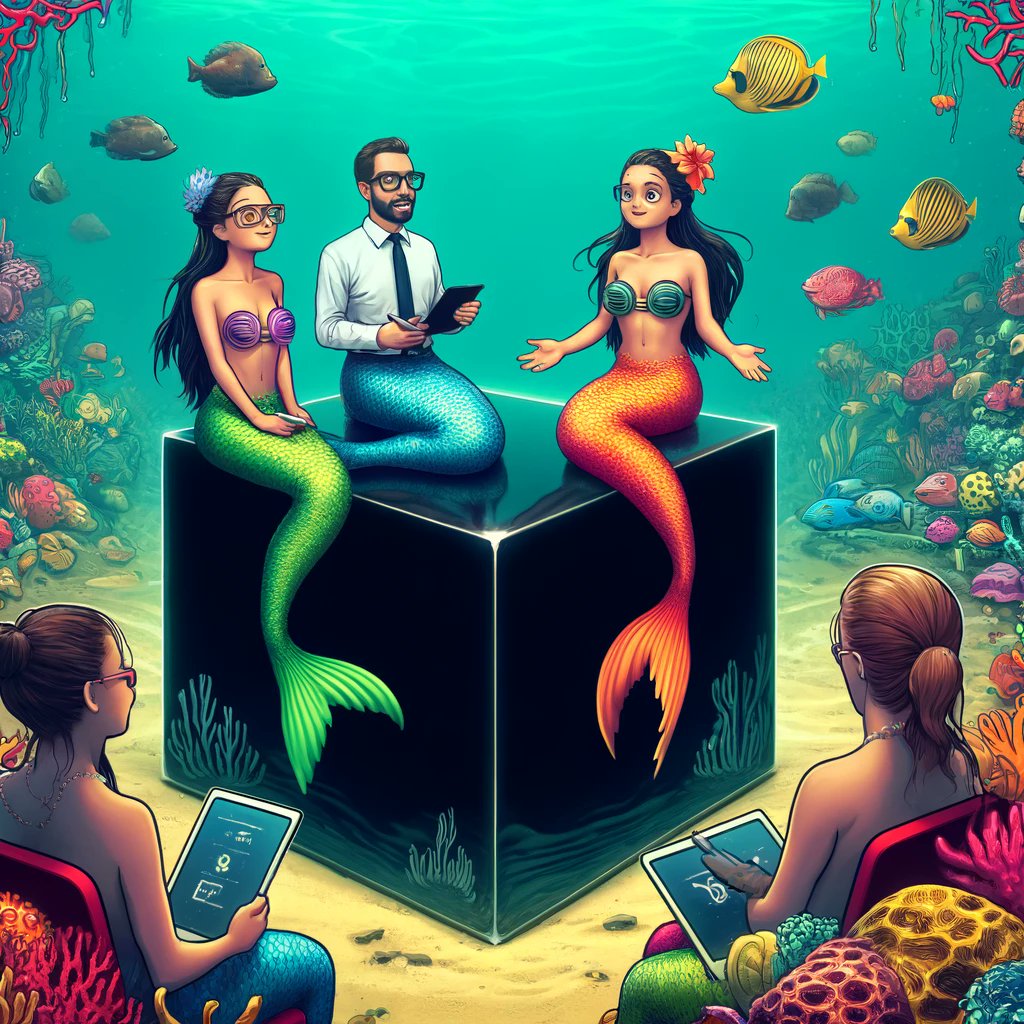 sneak peek of the mermaids in web3 panel #TOKEN2049 'let's dive right in... what's it like being a mermaid in web3?'