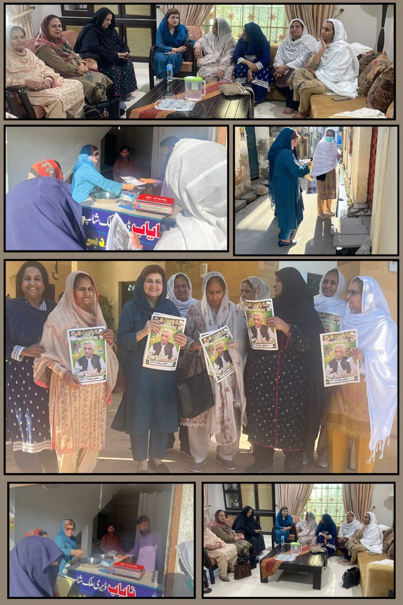 Farah_NazAkbar's tweet photo. ضمنی انتخابات - پی پی 22 سے پاکستانی مسلم لیگ ن کے امیدوار ملک فلک شیر اعوان کی الیکشن کیمپین بھرپور طریقے سے جاری ہے. آج بھی ویمن ونگ کی عہدیداروں کے ہمراہ علاقے میں گھر گھر جا کر کیمپین کی. انشاءاللہ جیت شیر کی ہو گی.
#Elections2024 #PP22 #Chakwal https://t.co/tBPJQTI3QO