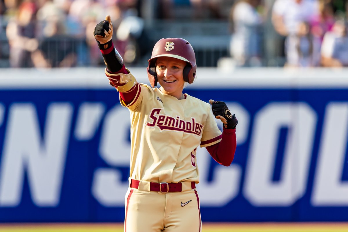 FSU_Softball's tweet photo. 2⃣0⃣0⃣ career hits for Mudge‼️

Mudge picked up her 200th career hit this past weekend. It got us wondering what Mudge hit is y'all's favorite🤔 Let us know⬇️

#ALL4ONE https://t.co/IWCXVRSuAm