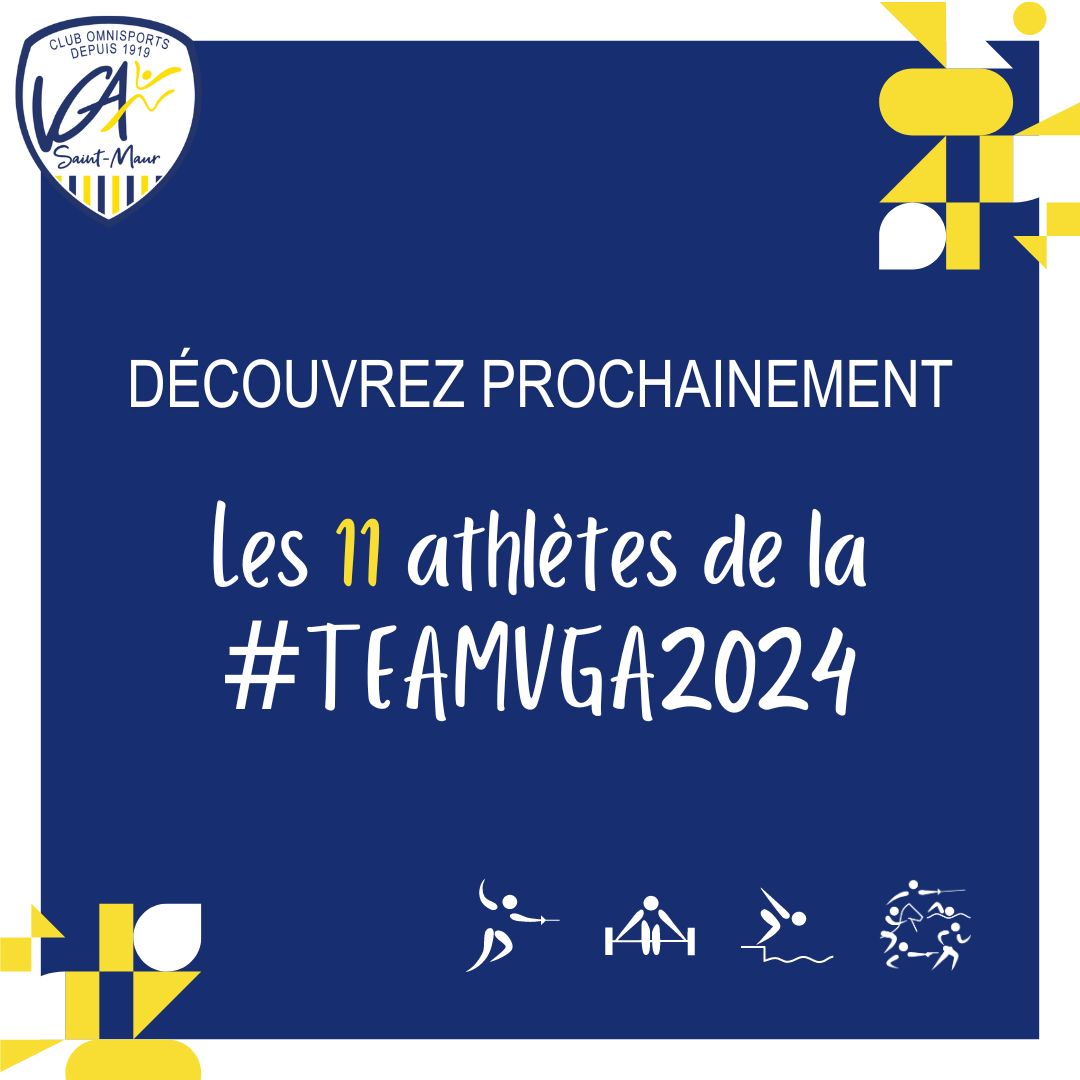 vgasaintmaur's tweet photo. 🔵🟡 [#TEAMVGA2024] 🔥

J-100 aujourd'hui 🤩
Découvrez bientôt les portraits de nos 11 sportifs haut niveau qui composent la #TEAMVGA2024 !
Nous serons tous ensemble avec nos champions !

Restez connectés ‼️

#omniports #teamvga2024 #ensembleavecnoschampions #vgasaintmaur https://t.co/RGuCad0Y7M