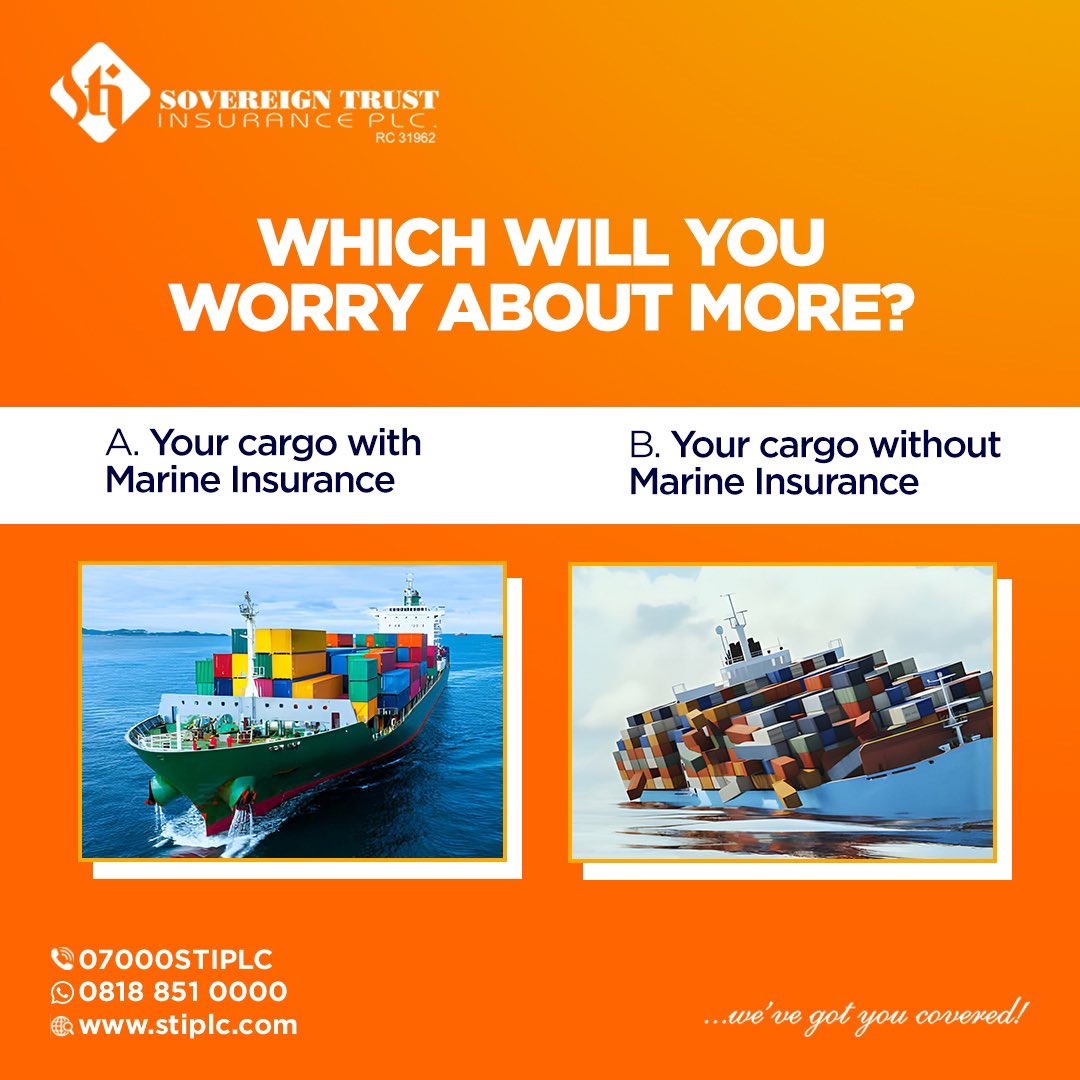 But really, we don’t want you to worry at all. 

Ask us for the solution to peace mind every time your cargo is on transit and thank us later.  

#SovereignTrustInsurance #valentine #Motor #travel #Marine