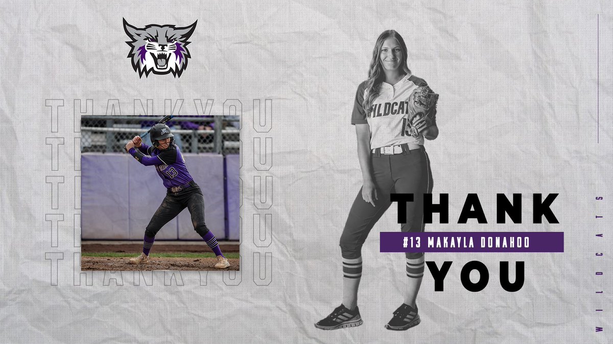 Senior Week ⭐️ We are excited to celebrate senior middle infielder #13 Makayla Donahoo from Mesa, Arizona! Thank you for all that you have done for the Wildcats 💜 #WeAreWeber