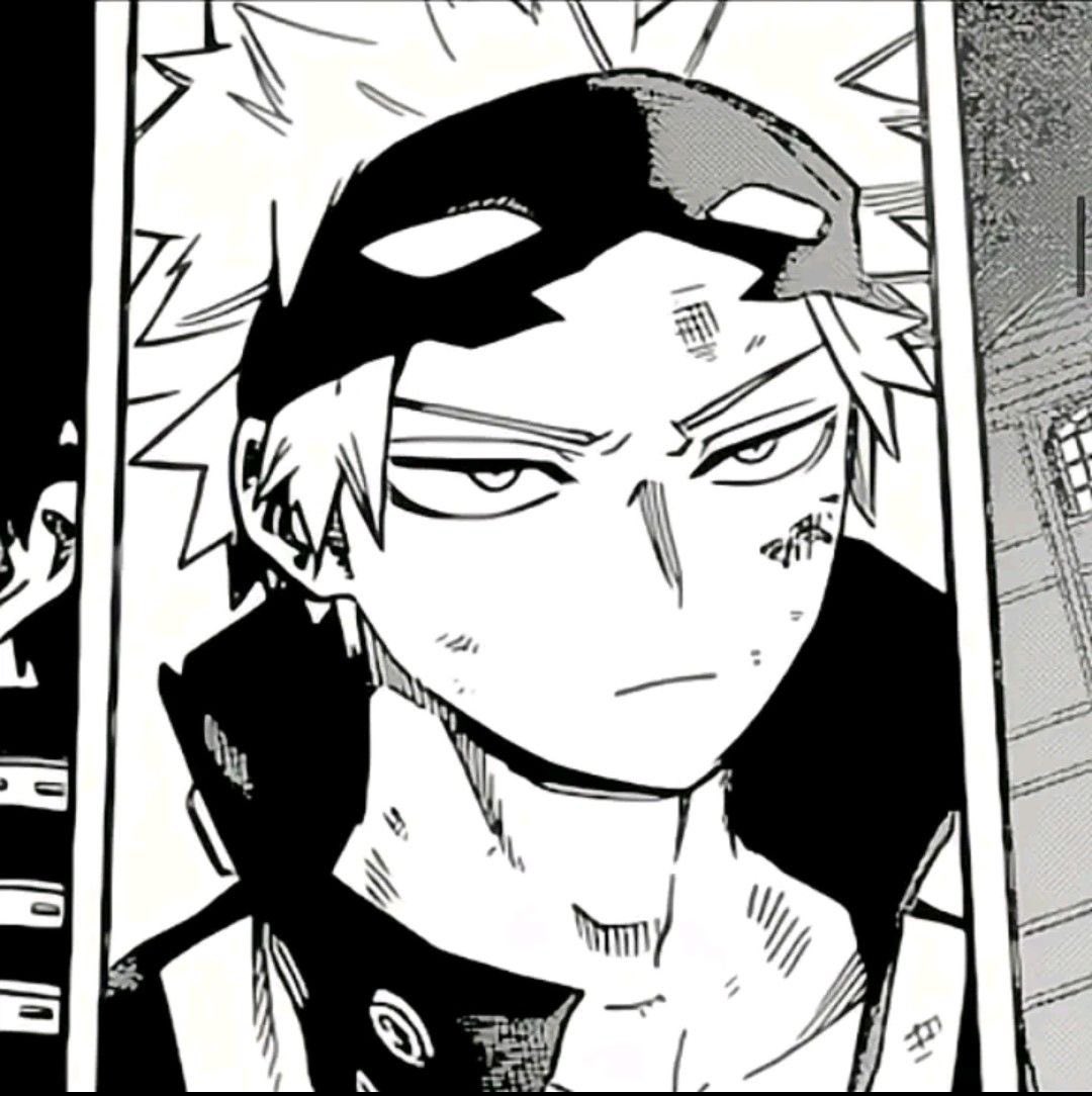 kayelart_'s tweet photo. Bakugou Katsuki with his mask up appreciation post https://t.co/IVKkqubG78