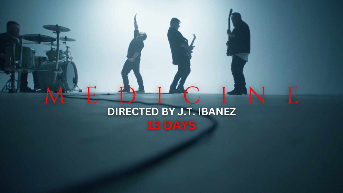 The countdown begins!!! 13 days until our new single Medicine drops!! Be ready!

 #1000yw #thousandyearswide #Medicine #NewMusic #Musicvideo #NEW