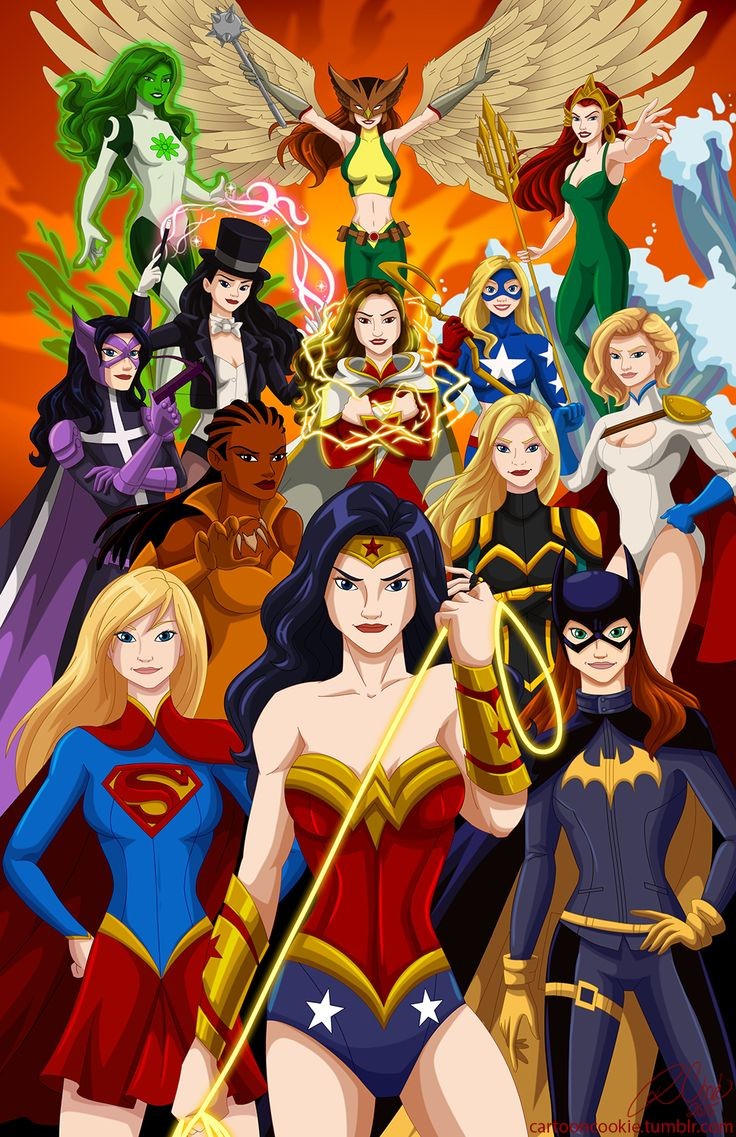 Hey, i haven't drawn in a long while but I saw this fanart of superheroines and tho I don't know many of them I'm planning on doing a version with one piece girls, I already decided hancock as wonder woman, any suggestions for the others? Let me know <3