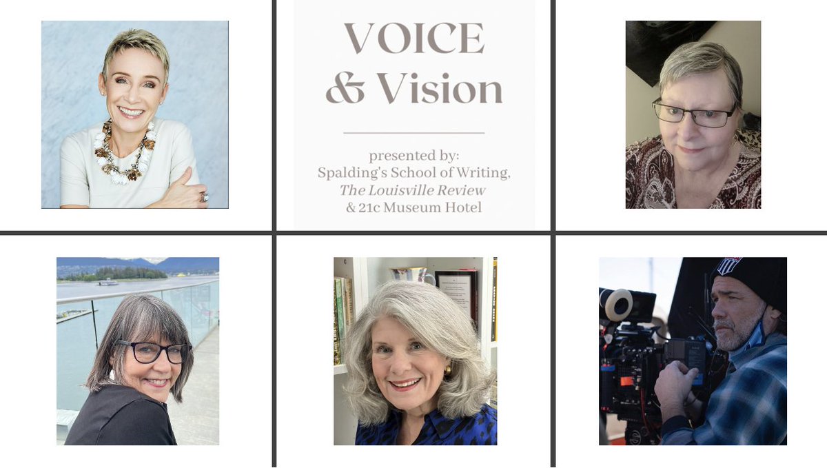 TheLouRev's tweet image. Voice & Vision's season kickoff is on Thurs, May 9 at 6pm @21cLouisville with 5 notable writers:
Donna Barton Brothers, Kimberly Crum, Michael Fitzer, Karen George & Bonnie Omer Johnson + fab art
TLR's Sena Jeter Naslund & @AFKapoor to co-host
More here:
mailchi.mp/spalding/voice…