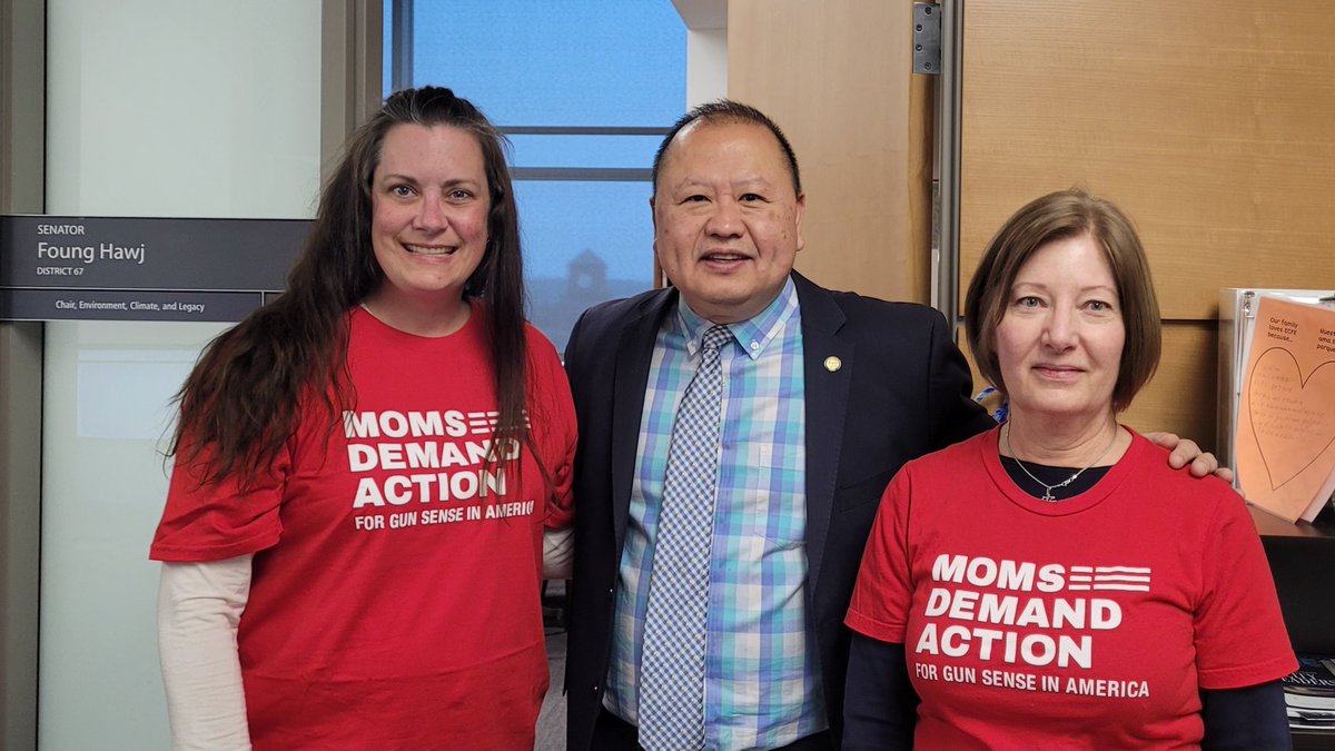 Stand with constituents MOMS DEMAND ACTION supporting Secure Storage and Stolen Firearm Reporting.