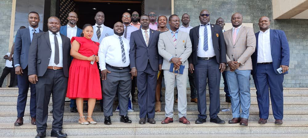 President of Uganda Rugby led a delegation to the parliament to seek support for hosting Rugby Africa Cup