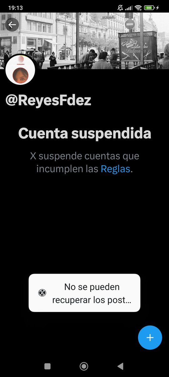 MicuentaB6's tweet photo. Buenas tardes, don @ldpsincomplejos, ¿sabe cómo podemos reclamar? Nos han suspendido a las dos y no nos dan los motivos. https://t.co/P7KuR0kcA9