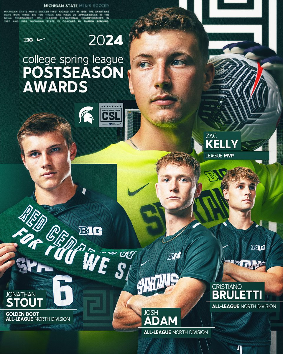 Some final awards to round out the Spring season! See you at DeMartin in August! #GoGreen