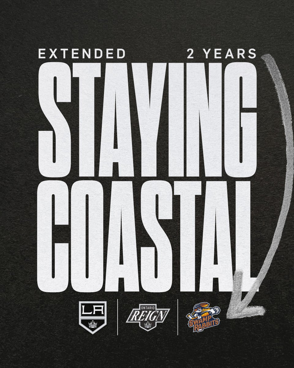 Staying Coastal 🌊 We have extended our affiliation with the ECHL's @SwampRabbits for two more years.