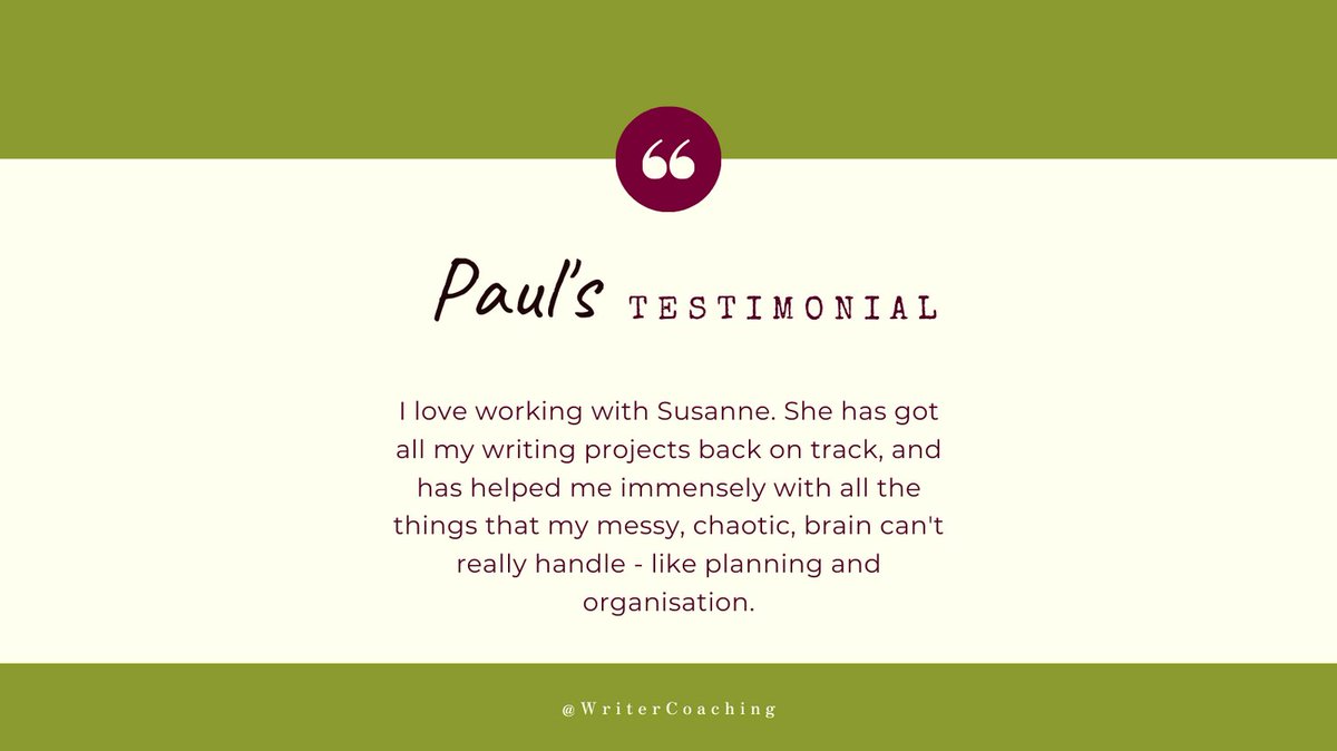 Susanne — ADHD writer coach tweet media