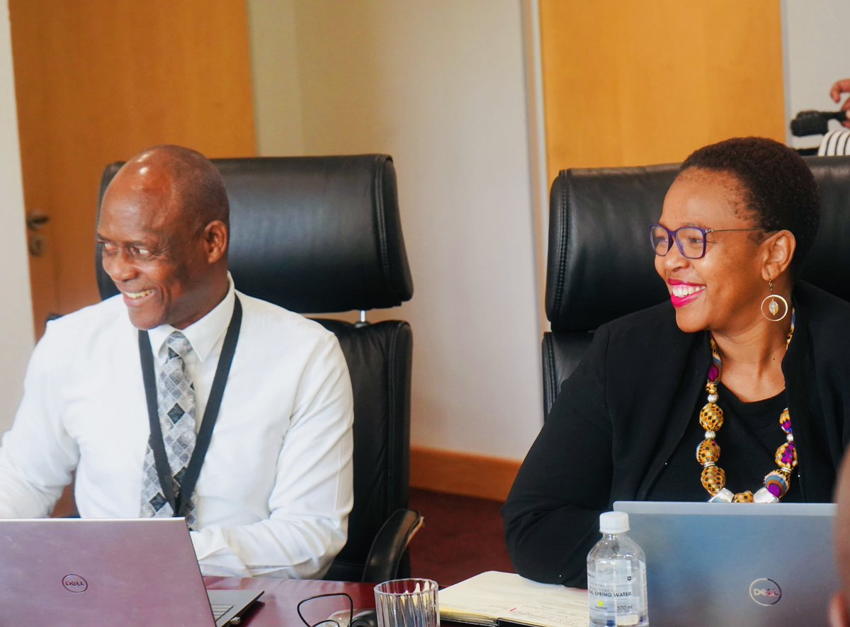 Public Works and Infrastructure Minister Sihle Zikalala had a courtesy meeting with Public Protector South Africa, Ms Kholeka Gcaleka. The meeting was held at the offices of the Public Protector House at Hatfield, Pretoria #meeting #engagementInPretoria