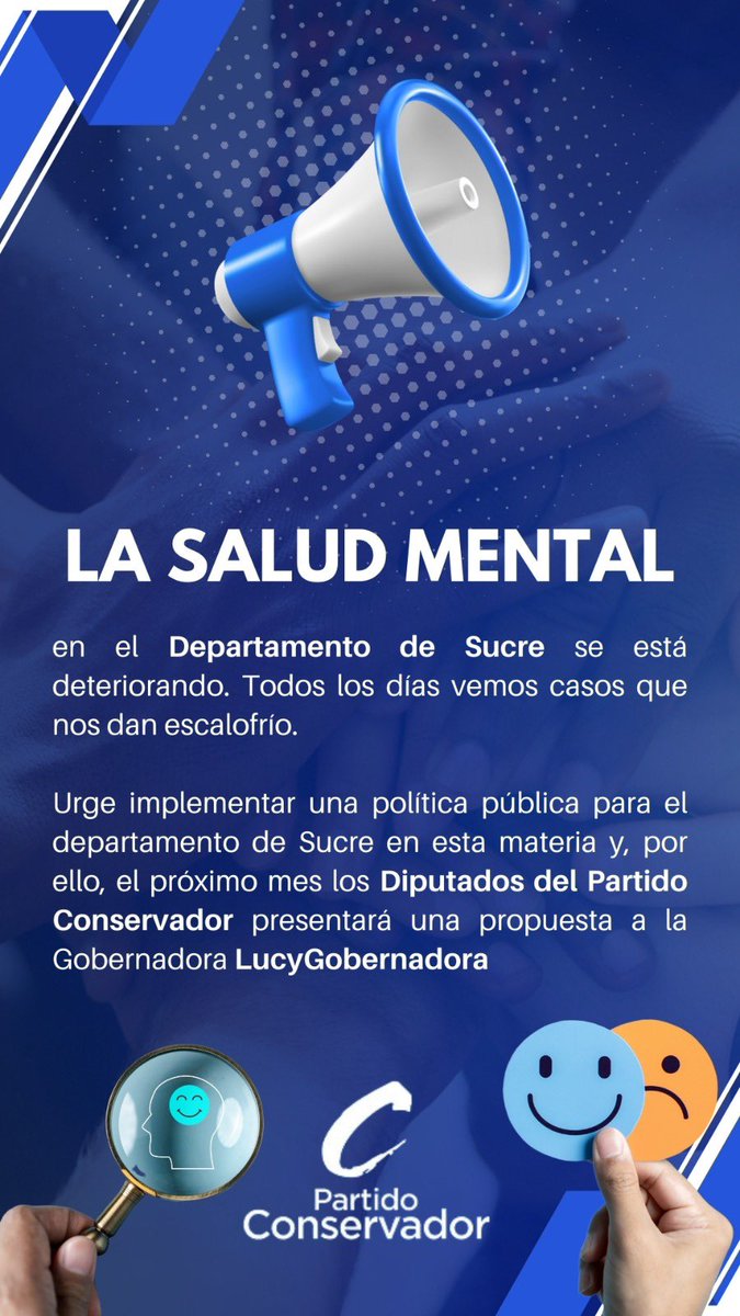 Bienvenidas las ideas y sugerencias para la implementación de la primera política pública de salud mental del departamento de Sucre.