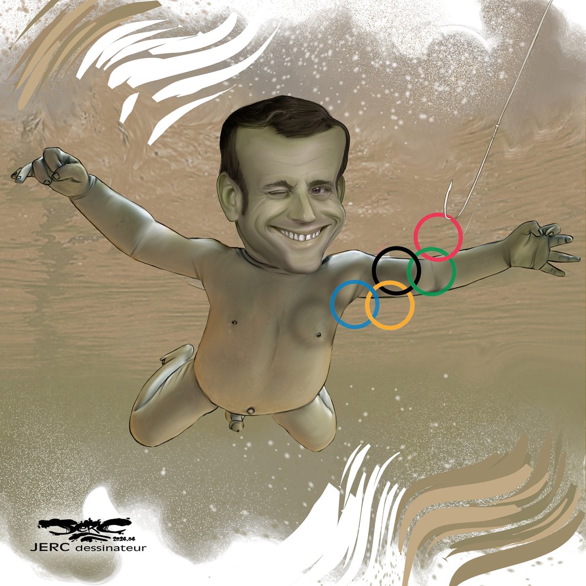 Le #DessinDePresse de Jerc : Tous en Seine
Retrouvez tous les dessins de Jerc sur : blagues-et-dessins.com
#DessinDeJerc #ActuDeJerc #Jerc #Humour #Macron #EmmanuelMacron #Seine #Paris2024 #JeuxOlympiques #PollutionDeLaSeine #Nirvana