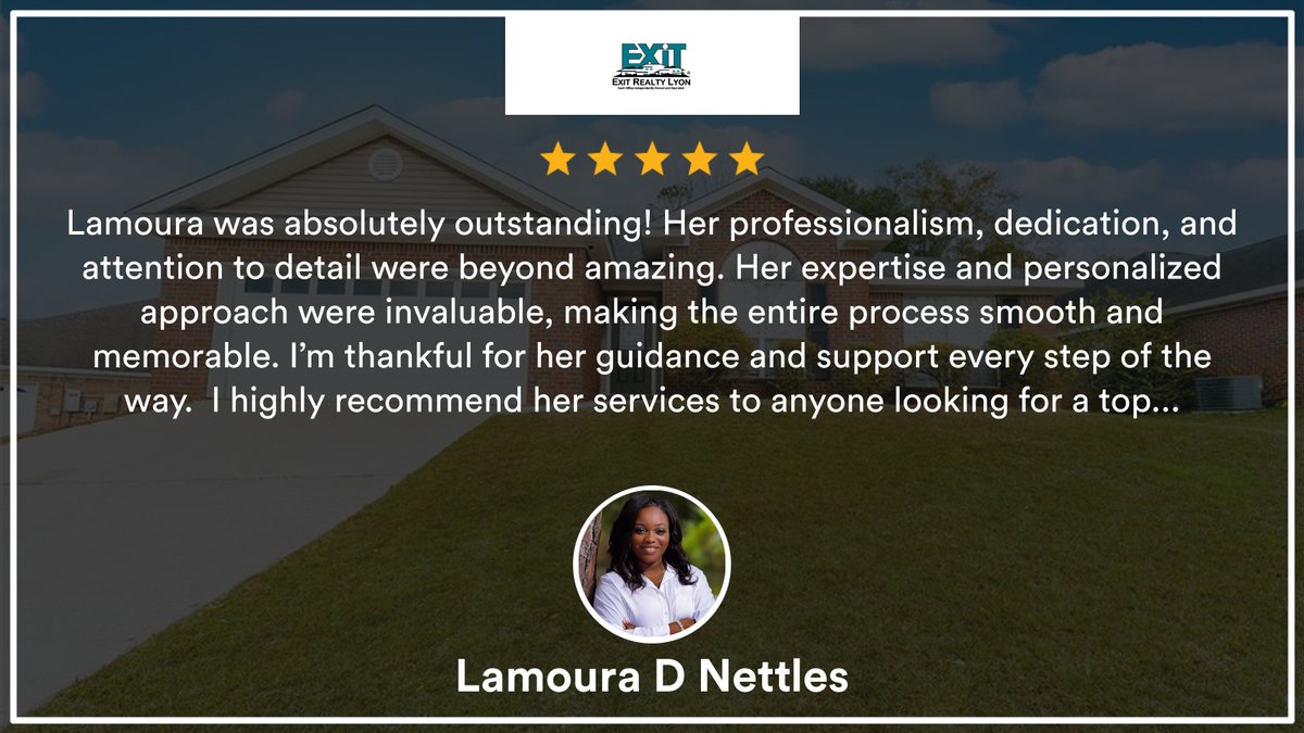 🤩🤩🤩 WOW! Check out this EXIT REALTY LYON Agent Review! rma.reviews/iKxeece9GGTV