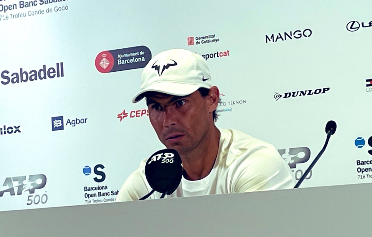 🇪🇸 NADAL, tras superar el debut en el #Godo2024

🗣️ “Es una estupidez pensar que soy el favorito esta semana. Todo el mundo sabe que ya no soy favorito para ganar un torneo, pero hay una historia detrás que pesa. Quizá en el partido de hoy sí lo era, no lo sé, pero mañana no”