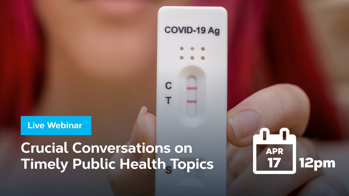 Join us tomorrow and gain essential updates on COVID-19 and measles outbreaks, and the latest guidelines and clinical intricacies surrounding COVID-19 prevention and therapeutics, including Paxlovid prescribing: ow.ly/KUs050RcGYF