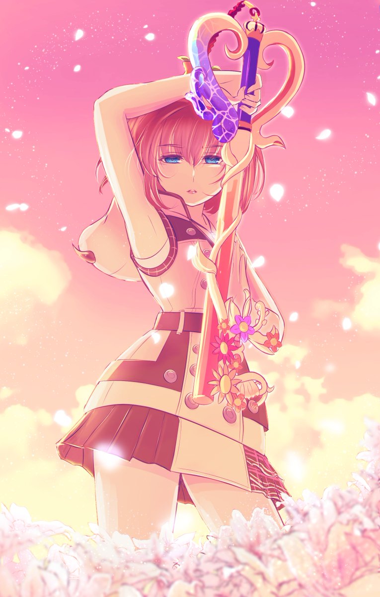 TamTam8813's tweet photo. Qrt with your pink art x3 🩷🌸

#KINGDOMHEARTS https://t.co/JN10EBOGrh