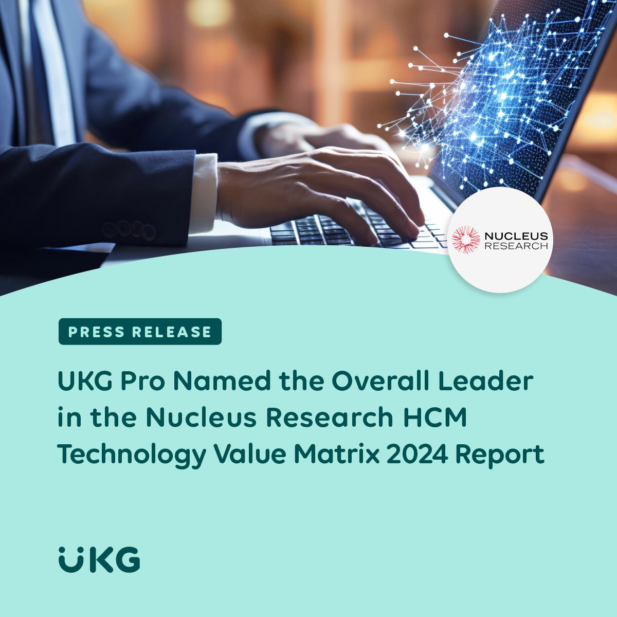 “UKG is a Leader for the third consecutive year because it continually leads the way in innovation to help businesses create great workplaces.” - Evelyn McMullen, Research Manager, @NucleusResearch

ukg.inc/4d2x2sX

#WeAreUKG #HRTechnology #HRSolutions #AIInHR #Innovation