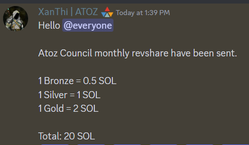 Polov.SOL (@poldefi) on Twitter photo Nice #PassiveIncome from <a href="/A2ZDAO/">ATOZ - building trust</a> . Thx team , keep building trust in #Solana Nice #PassiveIncome from <a href="/A2ZDAO/">ATOZ - building trust</a> . Thx team , keep building trust in #Solana