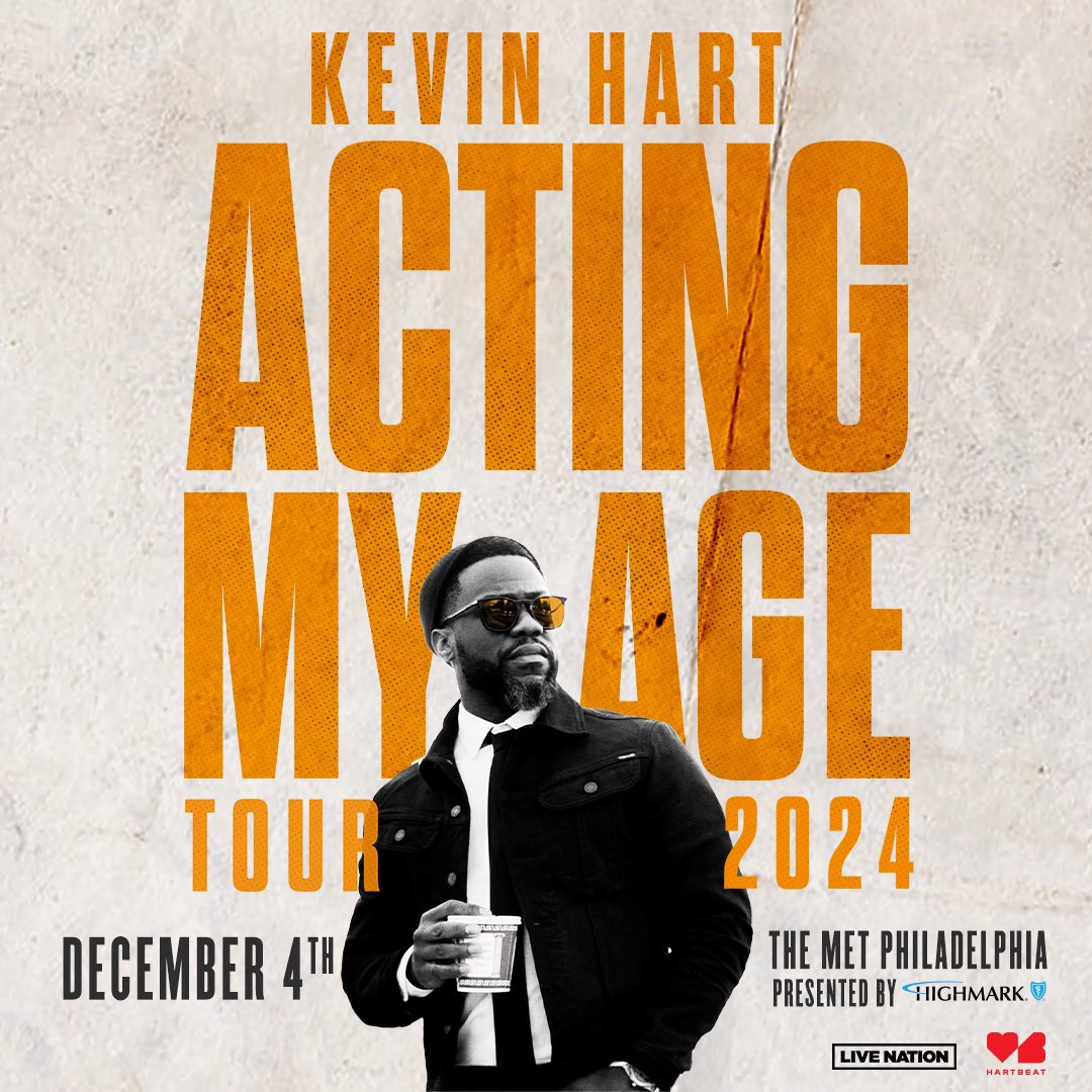 🚨JUST ANNOUNCED 🚨 #KevinHart - Acting My Age Tour is coming to @themetphilly on December 4th‼️ Go to WDASfm.com for your chance to win ➕ stream us on the @iheartradio app @livenationphila presale Thursday at 10am with code RIFF