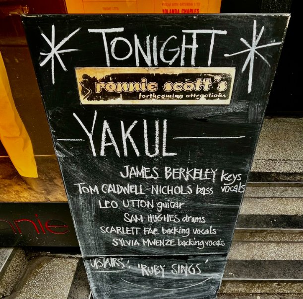 Tonight! @yakulband Tickets available on the door. Show starts at 7.30pm.