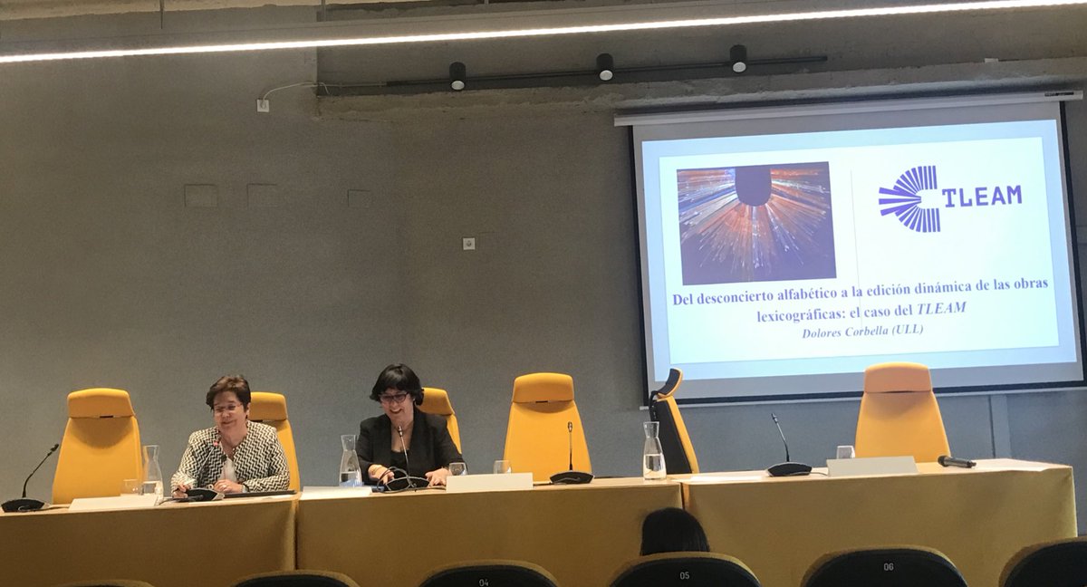 MJGarciaFolgado's tweet photo. Conferencia plenaria de Dolores Corbella (@ULL @RAEinforma): “Del desconcierto alfabético a la edición dinámica de las obras lexicográficas: el caso del TLEAM”
#XIVCISEHL @SEHL_oficial @xivcisehl_Jaen https://t.co/KPUDiR4xIZ