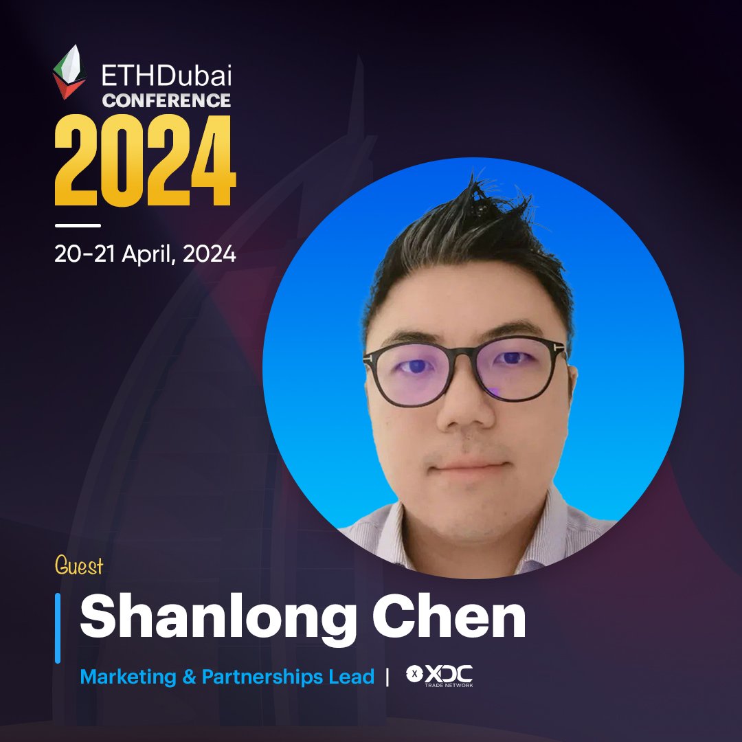 Shanlong Chen XDC will be speaking at the event!