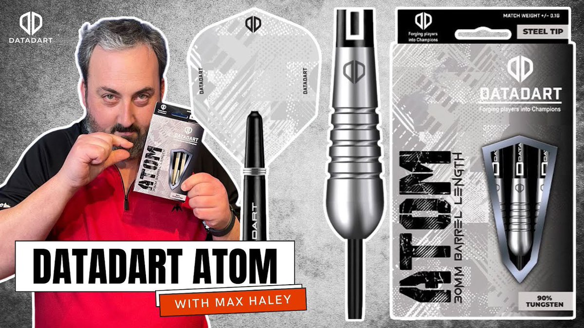 These Atom #Darts were certainly different from the norm, find out what Max thinks here. Buy from @DartsCorner 👉 dartscorner.co.uk/products/datad… Watch #Review 👉 youtu.be/JTzs86AZSDY @Datadart_ @MaximusPrime170