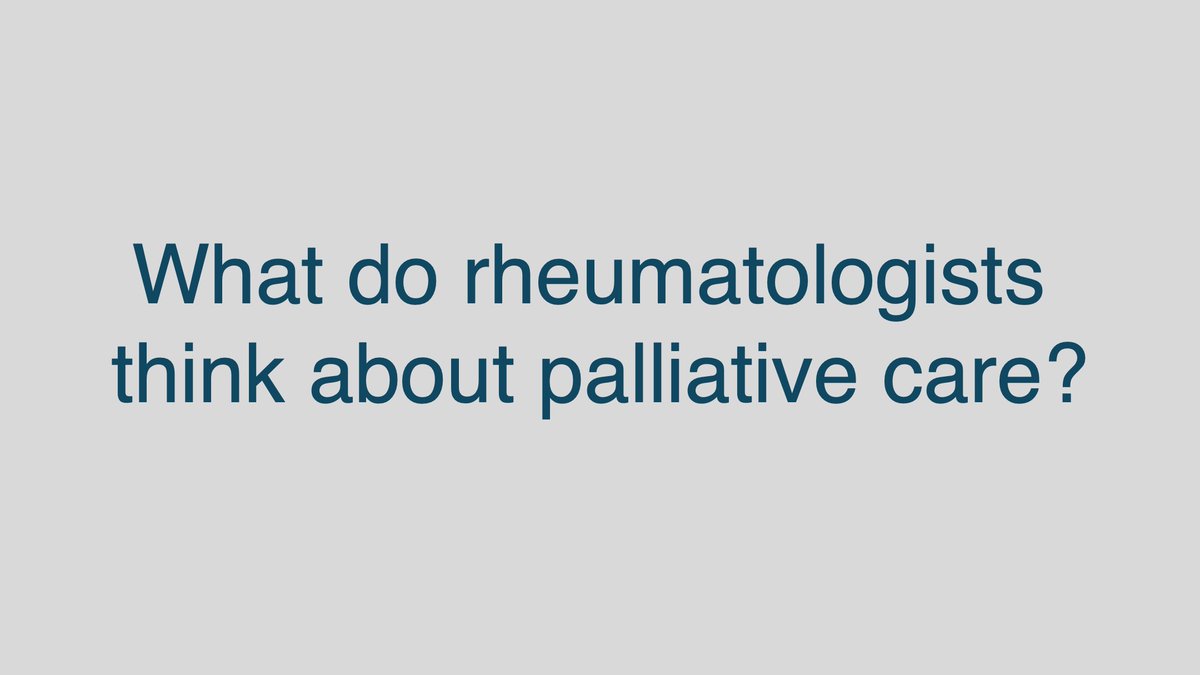 Help needed! One of our outstanding #DukeRheum fellows is surveying #rheumatology clinicians (MD/DO, APPs, fellows) to learn their perspectives on #PalliativeCare. 5 min max. IRB approved. Responses anonymous. Please send me a DM if you are willing to complete the survey!