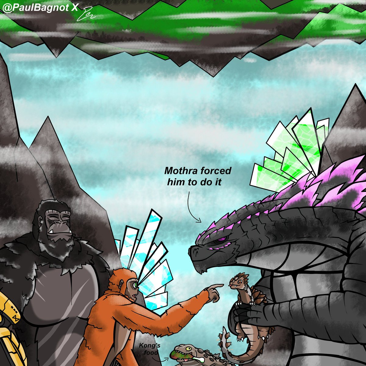 The papa godzilla and baby anguirus legacy continued 

This time with a Parents and son reunion!

#GodzillaXKong #godzillaxkongfanart #Godzillafanart #godzillakingofthemonsters #GodzillaXKongTheNewEmpire #Godzilla #Kong #Suko #Anguirus #TitanusDoug