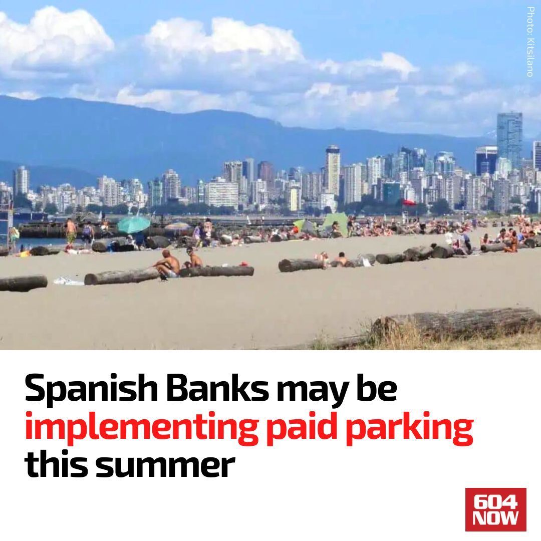 This is the only Vancouver beach with free parking. 😅 🏖️ 

At the moment there are 744 free parking spaces at the beach and free nearby street parking. If approved by the #Vancouver Park Board, the spaces will be paid parking either seasonally or year-round. 🅿️ 💸