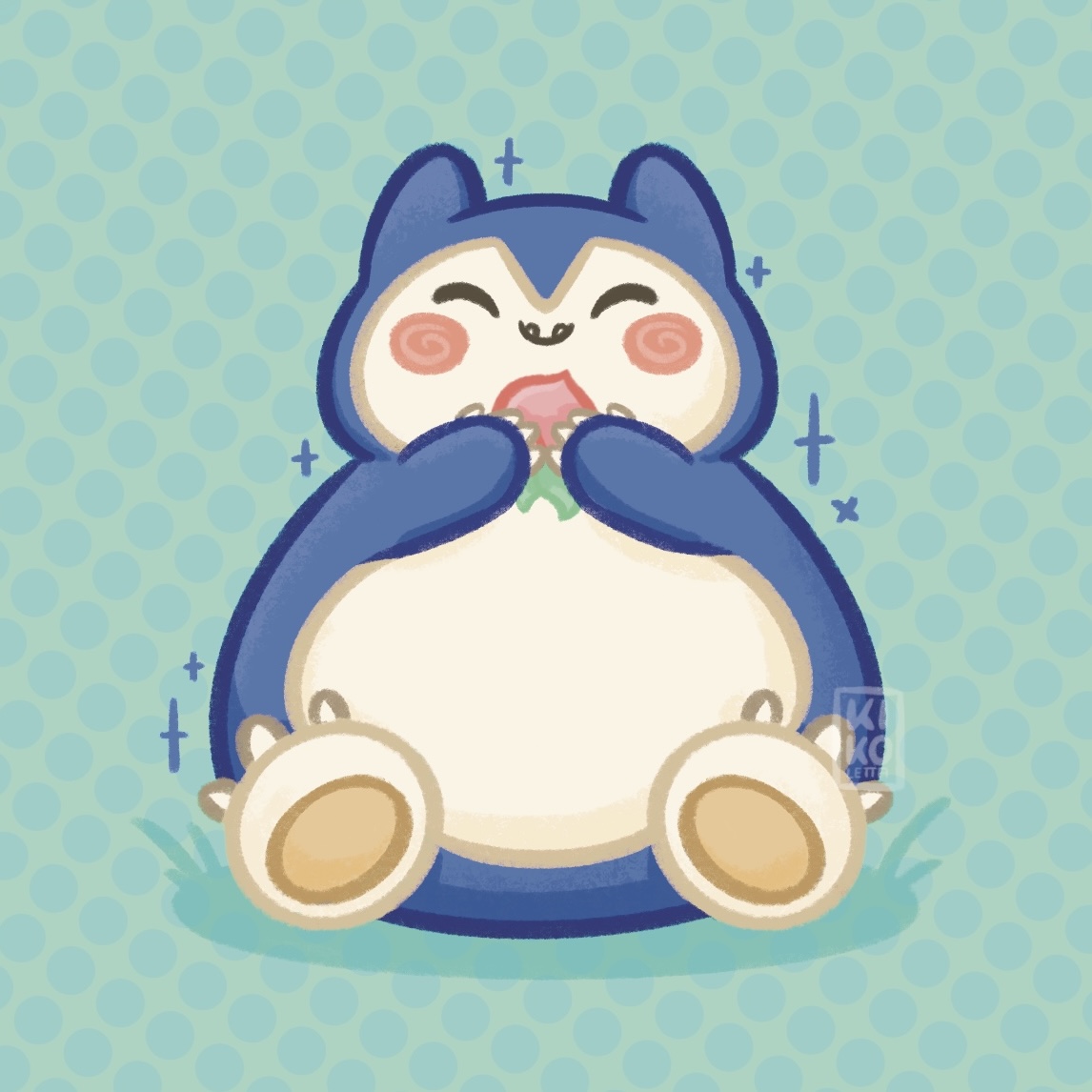 Time for a snack 🍑😋
Snorlax is the expert for nice food! What’s your favorite snack on a long day? I really like sweet grapes 😍
.
#snorlax #relaxo #shiny #shinypokemon #shinyhunt #pokemon #cuteart #pokemonfanart